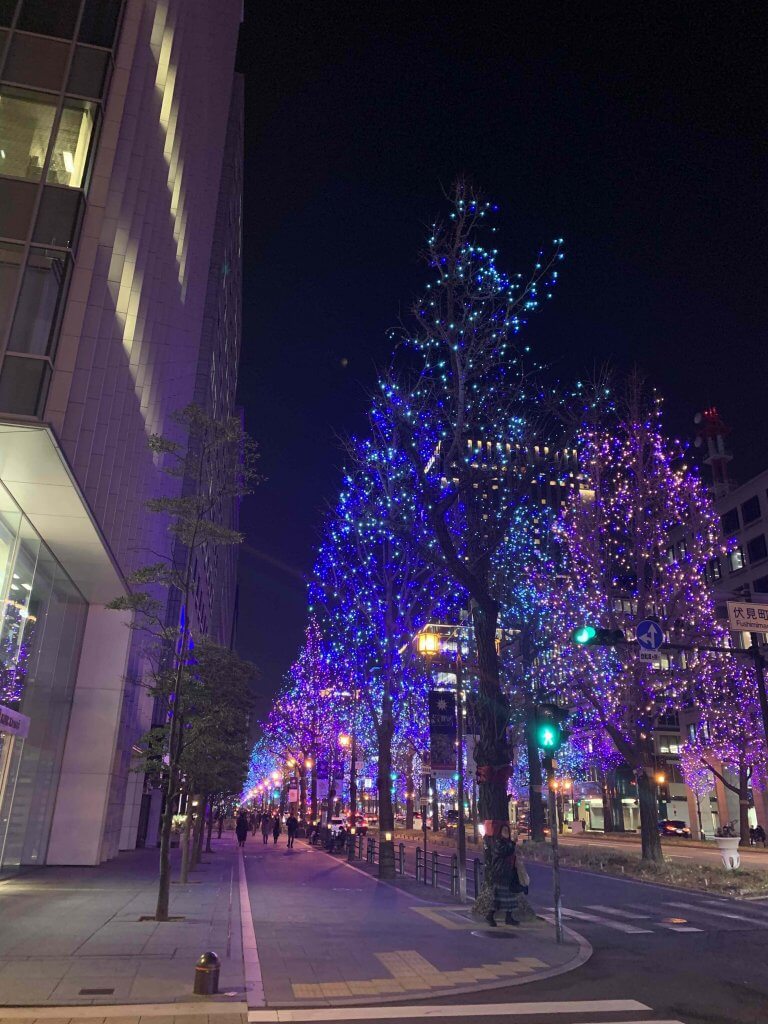 ลมหนาวและแสงไฟ เทศกาลประดับไฟประจำปี 2022 ของเมืองโอซาก้า